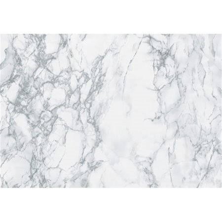 LOVELYHOME 17 x 78 in. Decorative Self Adhesive Film; Marble Grey LO410704